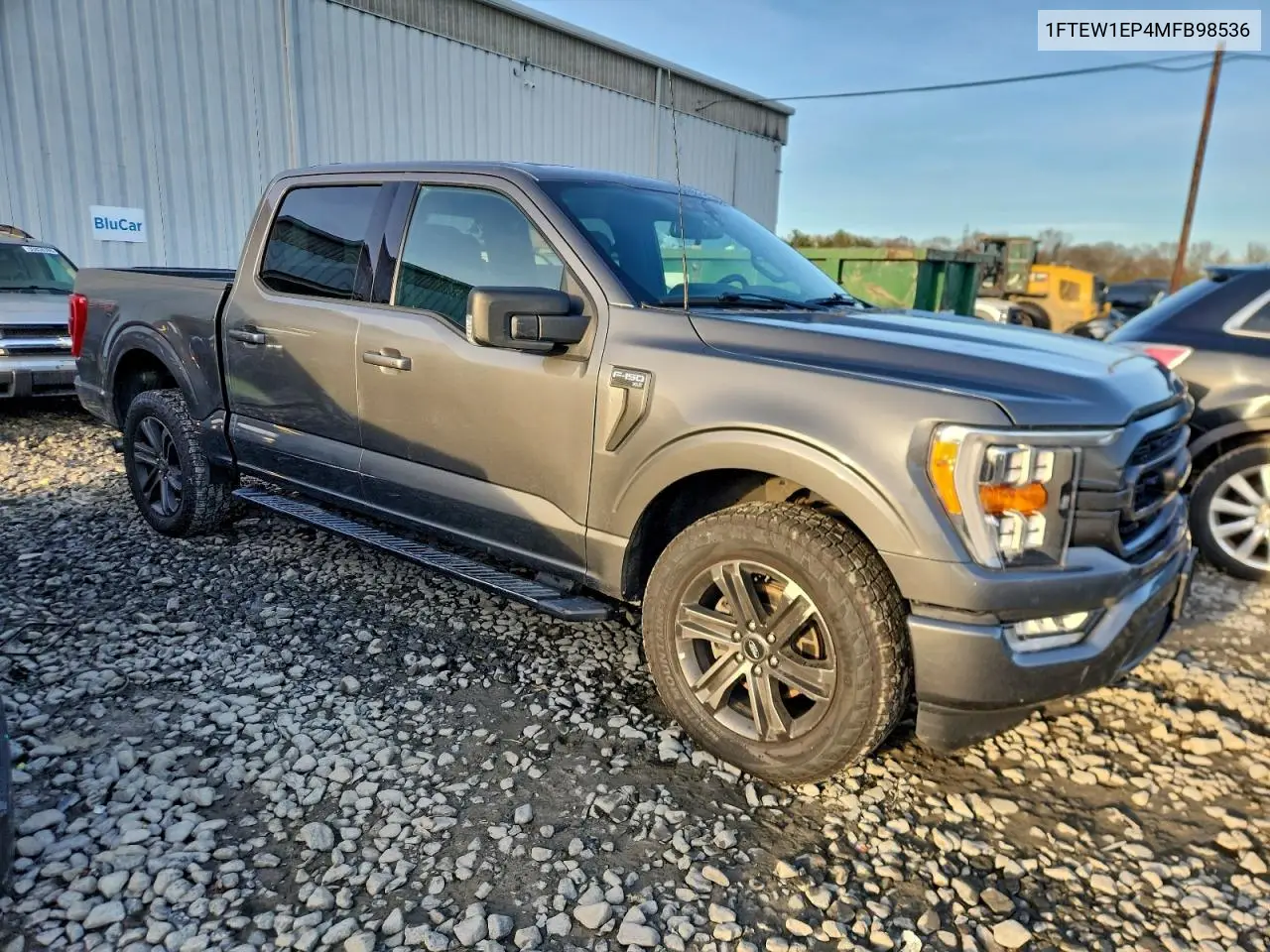 1FTEW1EP4MFB98536 2021 Ford F150 Supercrew