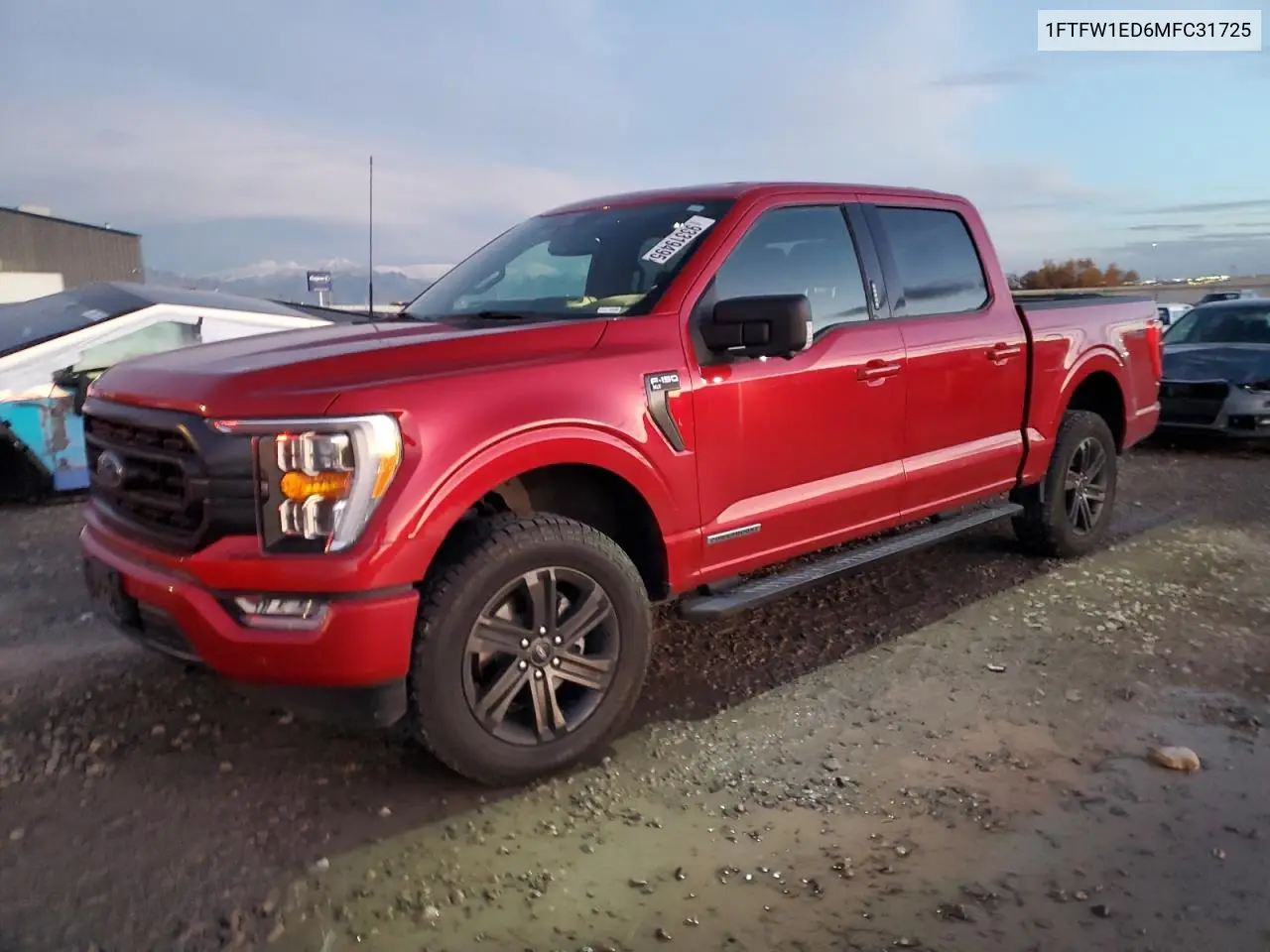 1FTFW1ED6MFC31725 2021 Ford F150 Supercrew