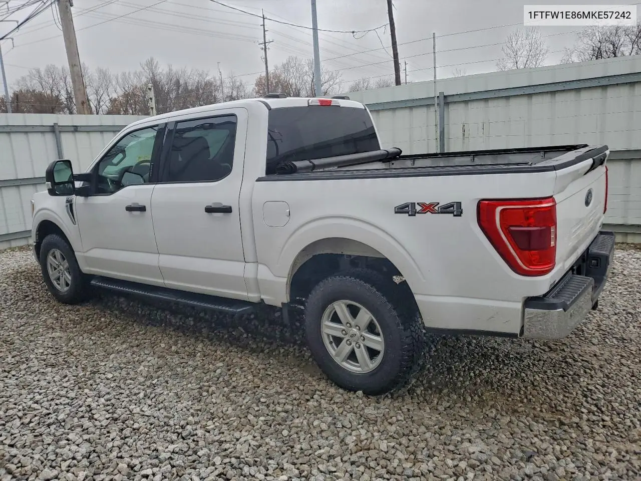 1FTFW1E86MKE57242 2021 Ford F150 Supercrew