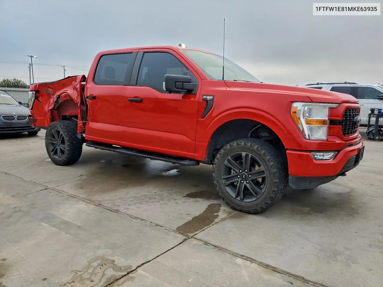 1FTFW1E81MKE63935 2021 Ford F150 Supercrew