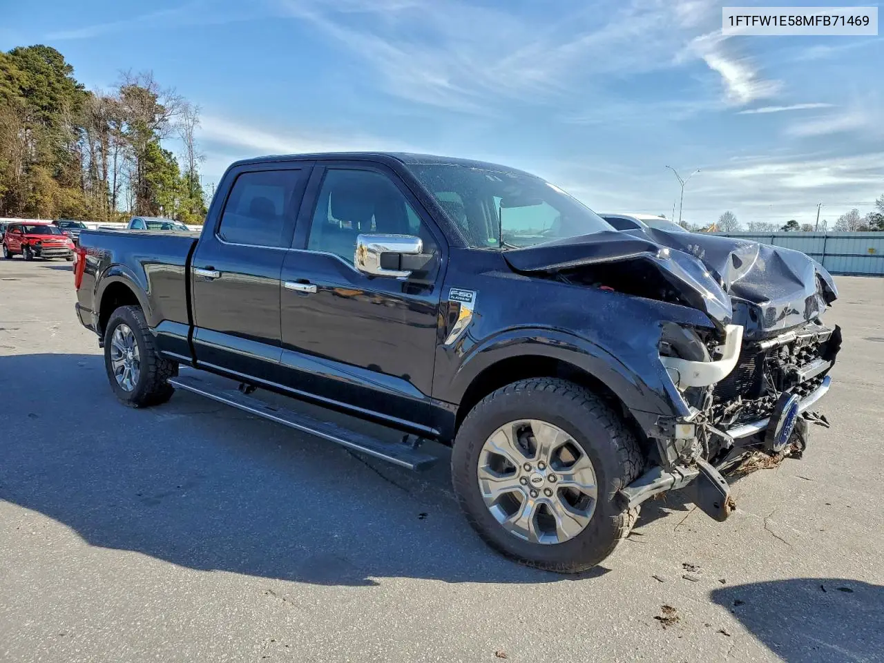 1FTFW1E58MFB71469 2021 Ford F150 Supercrew