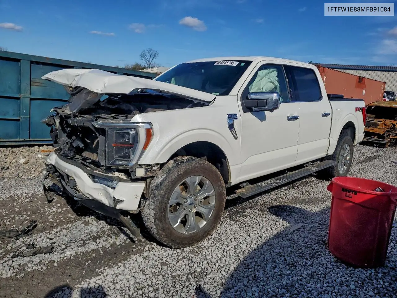 1FTFW1E88MFB91084 2021 Ford F150 Supercrew