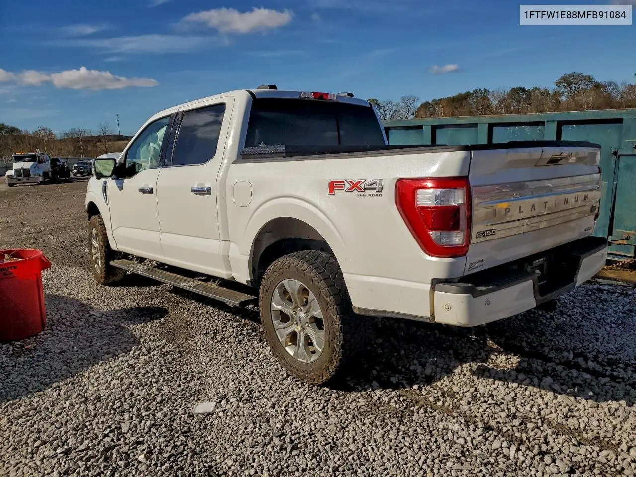 1FTFW1E88MFB91084 2021 Ford F150 Supercrew