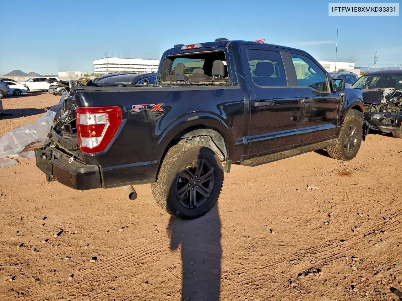 1FTFW1E8XMKD33331 2021 Ford F150 Supercrew