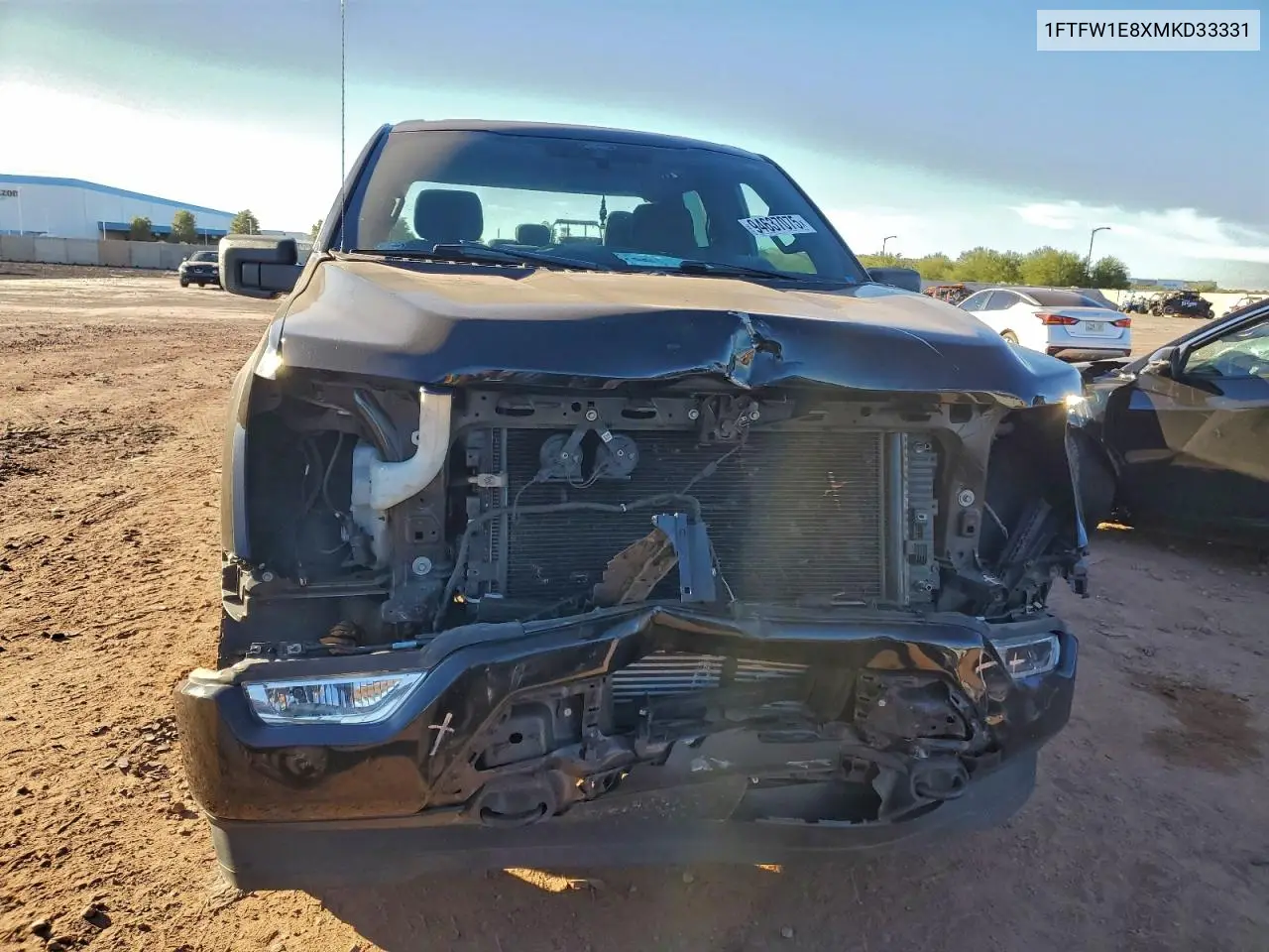 1FTFW1E8XMKD33331 2021 Ford F150 Supercrew
