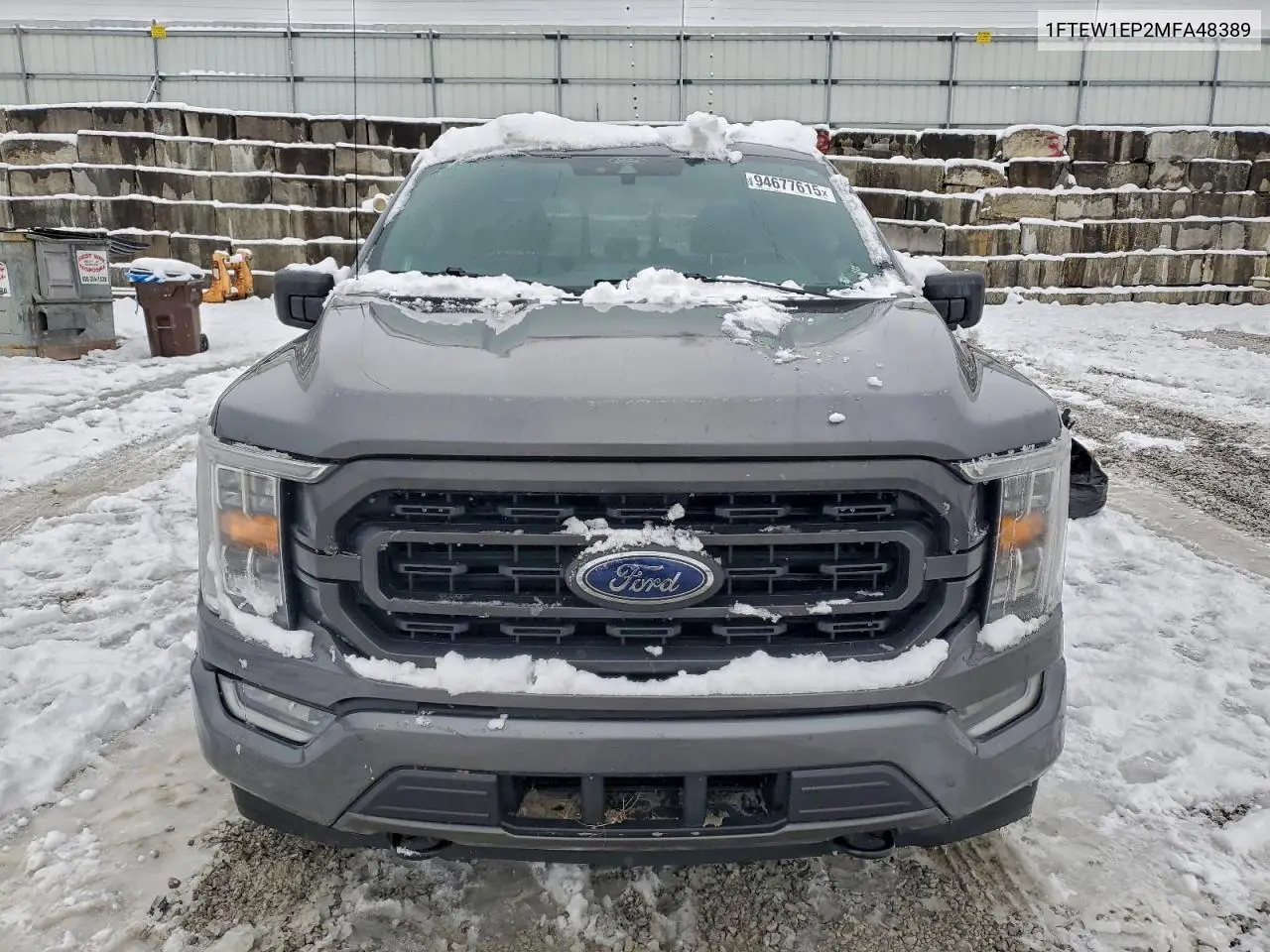 1FTEW1EP2MFA48389 2021 Ford F150 Supercrew