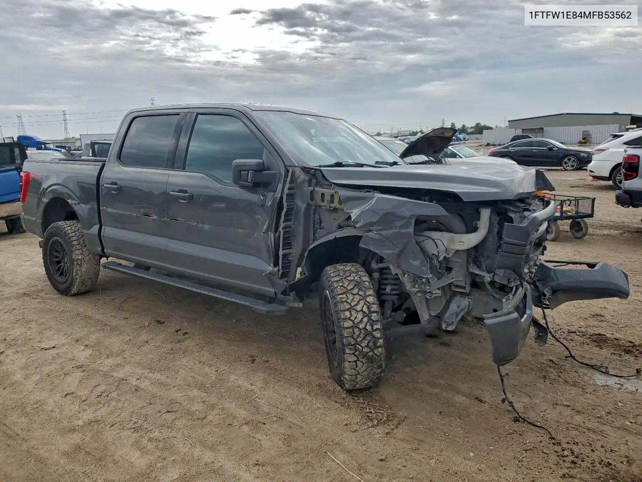 1FTFW1E84MFB53562 2021 Ford F150 Supercrew