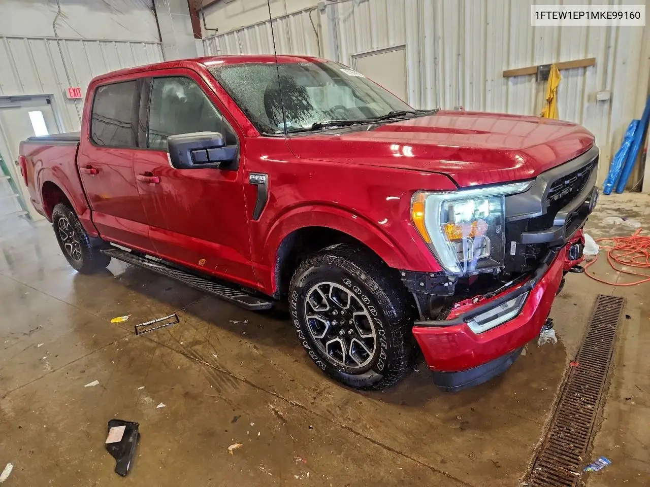 1FTEW1EP1MKE99160 2021 Ford F150 Supercrew
