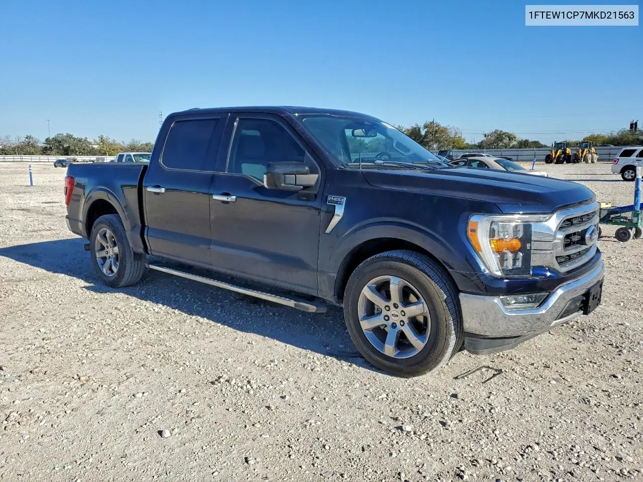 1FTEW1CP7MKD21563 2021 Ford F150 Supercrew