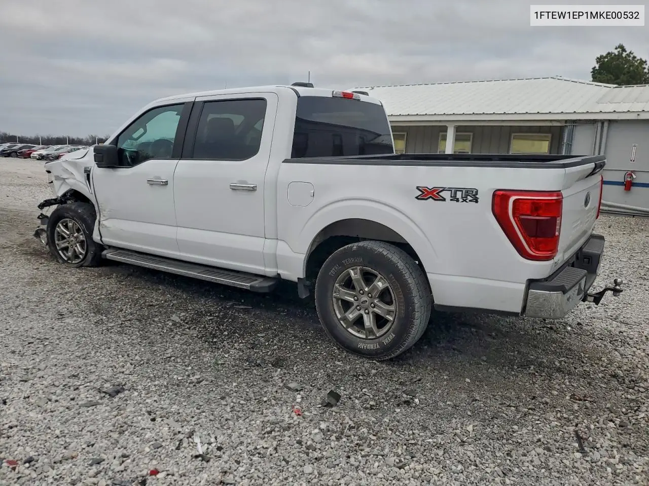 1FTEW1EP1MKE00532 2021 Ford F150 Supercrew
