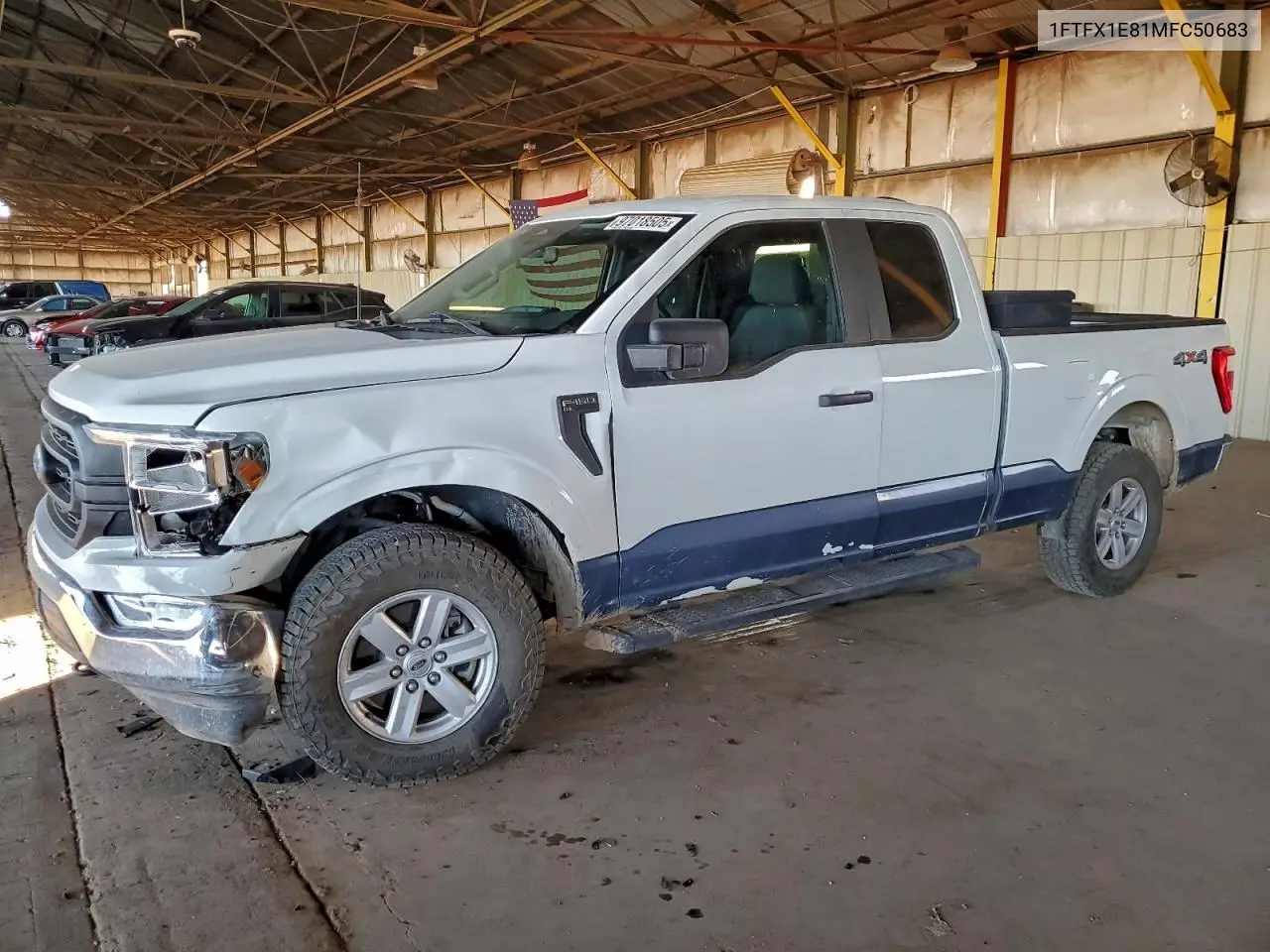 1FTFX1E81MFC50683 2021 Ford F150 Super Cab