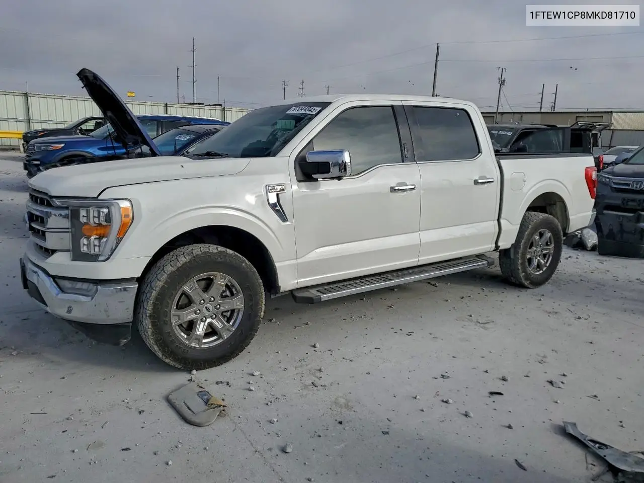 1FTEW1CP8MKD81710 2021 Ford F150 Supercrew