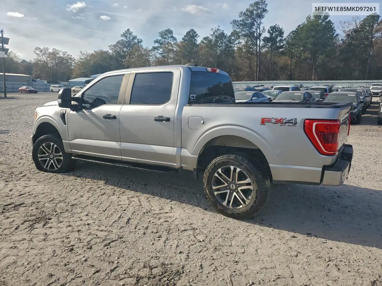 1FTFW1E85MKD97261 2021 Ford F150 Supercrew