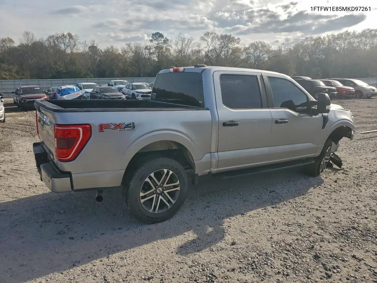 1FTFW1E85MKD97261 2021 Ford F150 Supercrew