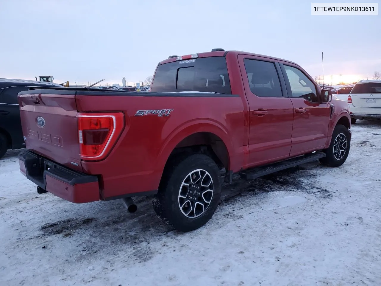 2022 Ford F150 Supercrew VIN: 1FTEW1EP9NKD13611 Lot: 40124674