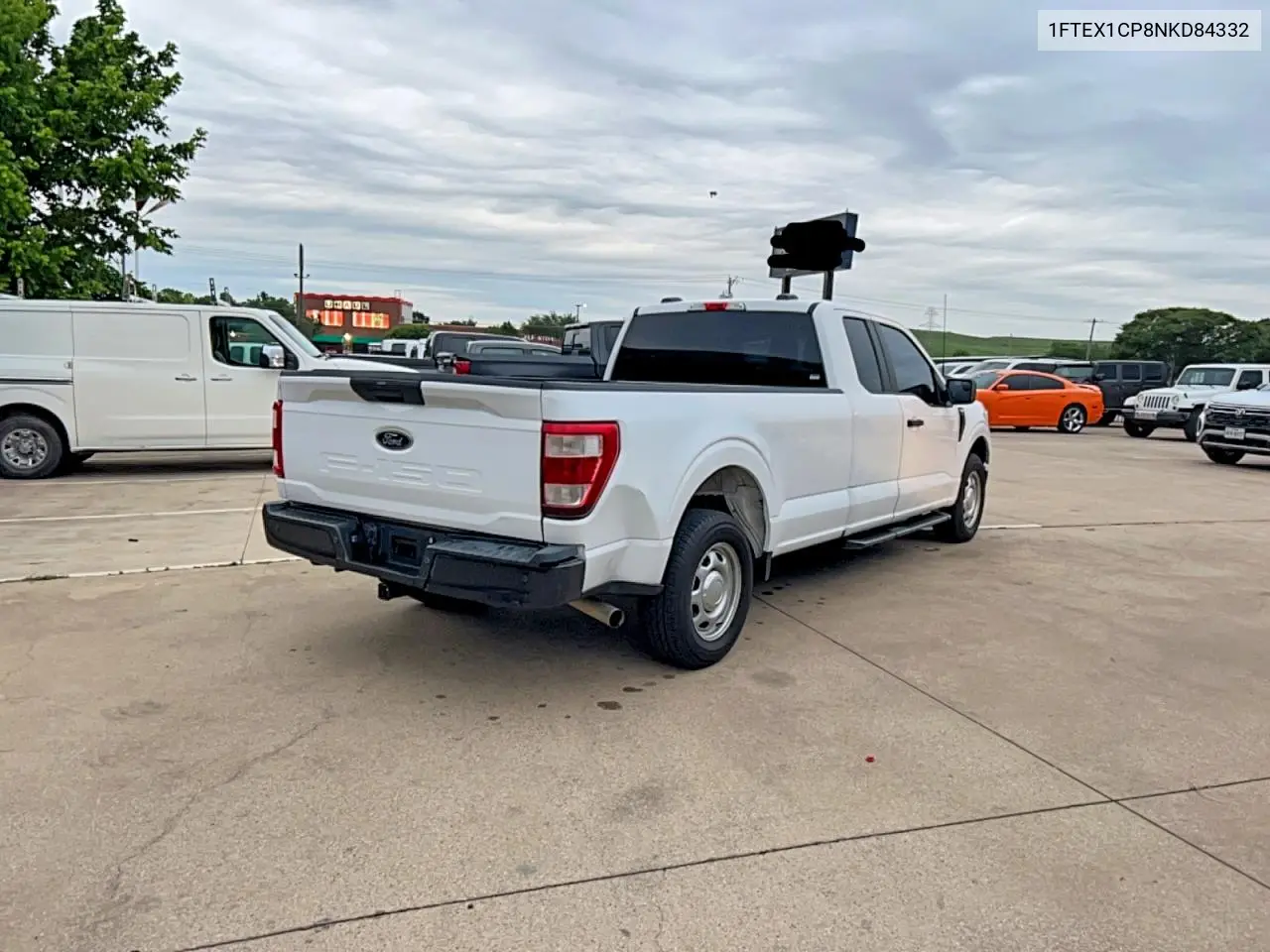 1FTEX1CP8NKD84332 2022 Ford F150 Super Cab