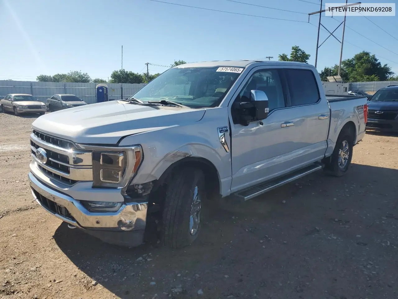 1FTEW1EP9NKD69208 2022 Ford F150 Supercrew