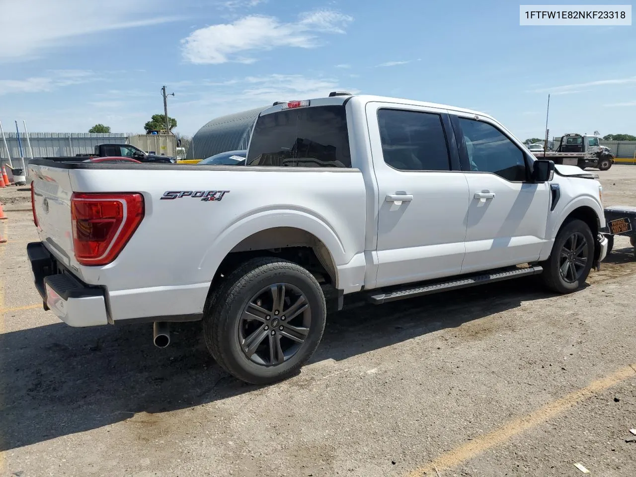 2022 Ford F150 Supercrew VIN: 1FTFW1E82NKF23318 Lot: 61033614