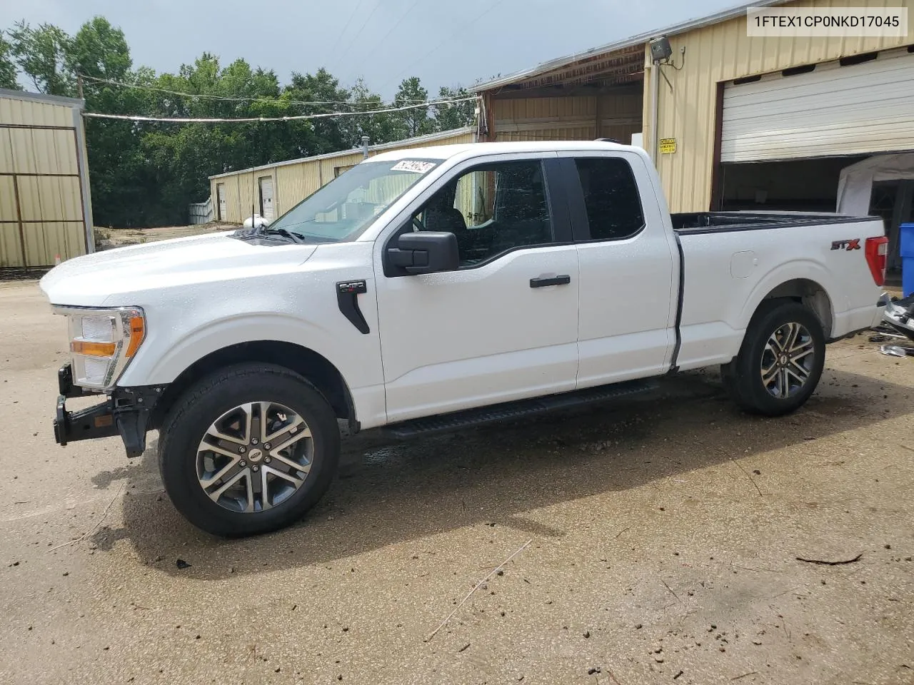 2022 Ford F150 Super Cab VIN: 1FTEX1CP0NKD17045 Lot: 63043264