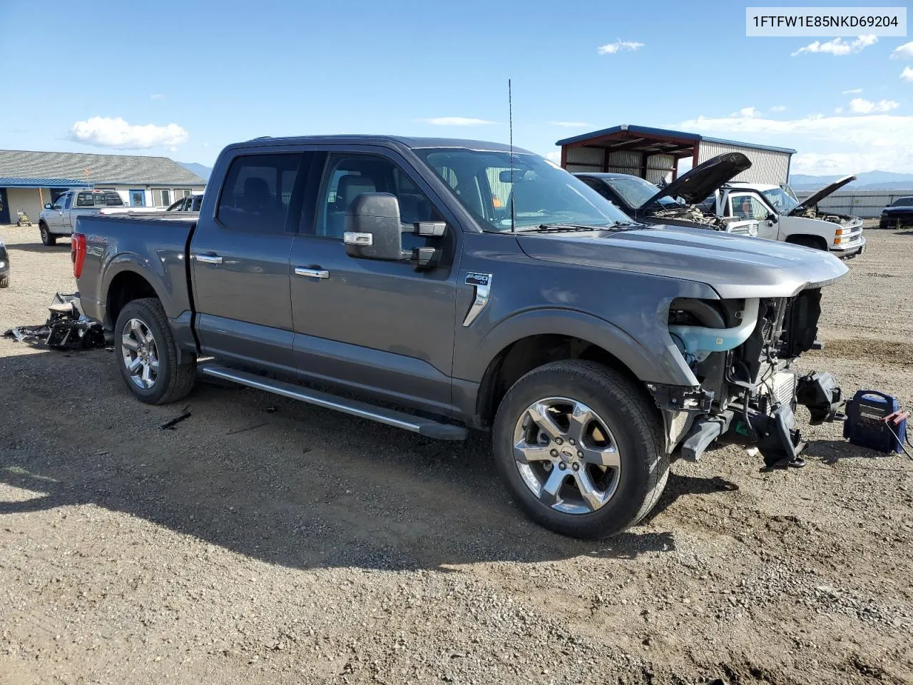 2022 Ford F150 Supercrew VIN: 1FTFW1E85NKD69204 Lot: 70783504