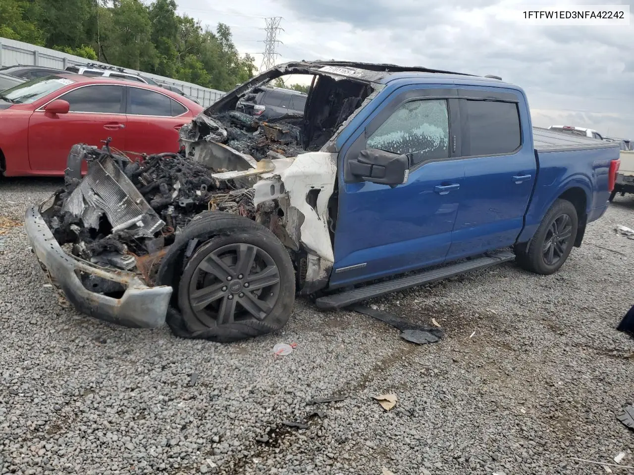 1FTFW1ED3NFA42242 2022 Ford F150 Supercrew