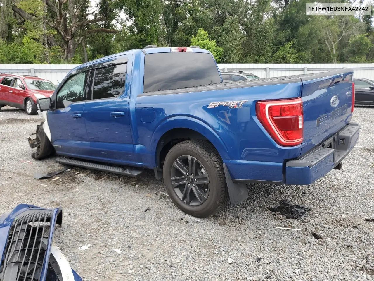 1FTFW1ED3NFA42242 2022 Ford F150 Supercrew