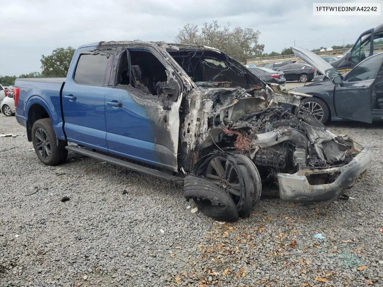 1FTFW1ED3NFA42242 2022 Ford F150 Supercrew