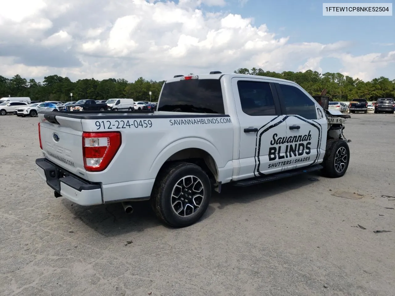 2022 Ford F150 Supercrew VIN: 1FTEW1CP8NKE52504 Lot: 71720784