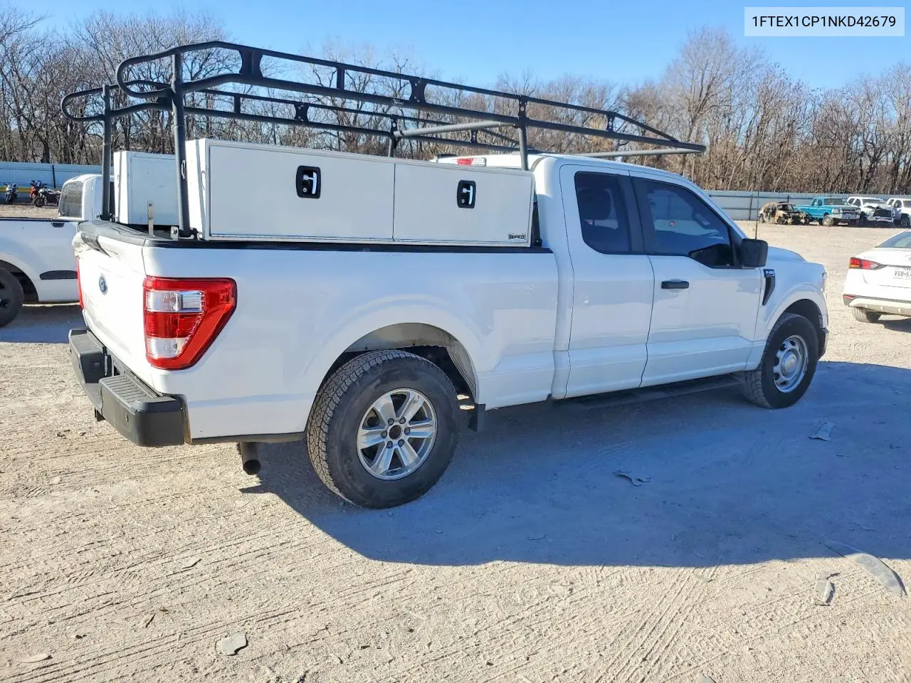 1FTEX1CP1NKD42679 2022 Ford F150 Super Cab