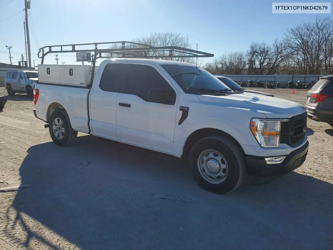 1FTEX1CP1NKD42679 2022 Ford F150 Super Cab