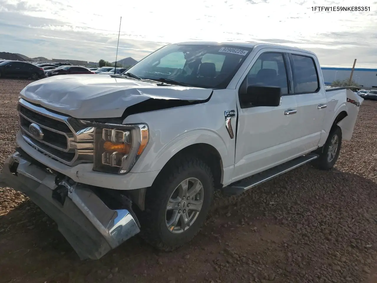 1FTFW1E59NKE85351 2022 Ford F150 Supercrew