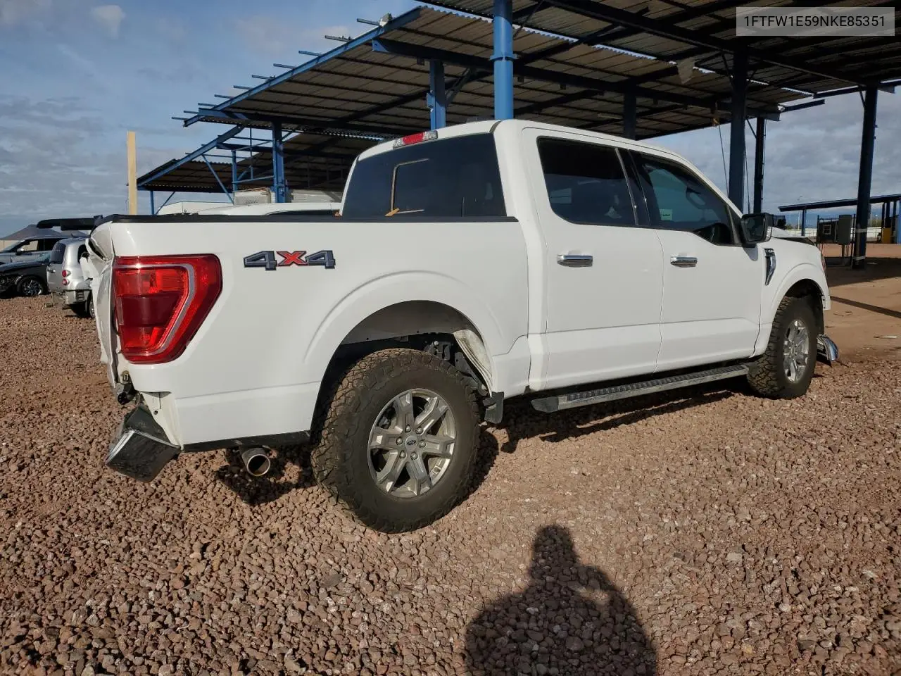 1FTFW1E59NKE85351 2022 Ford F150 Supercrew