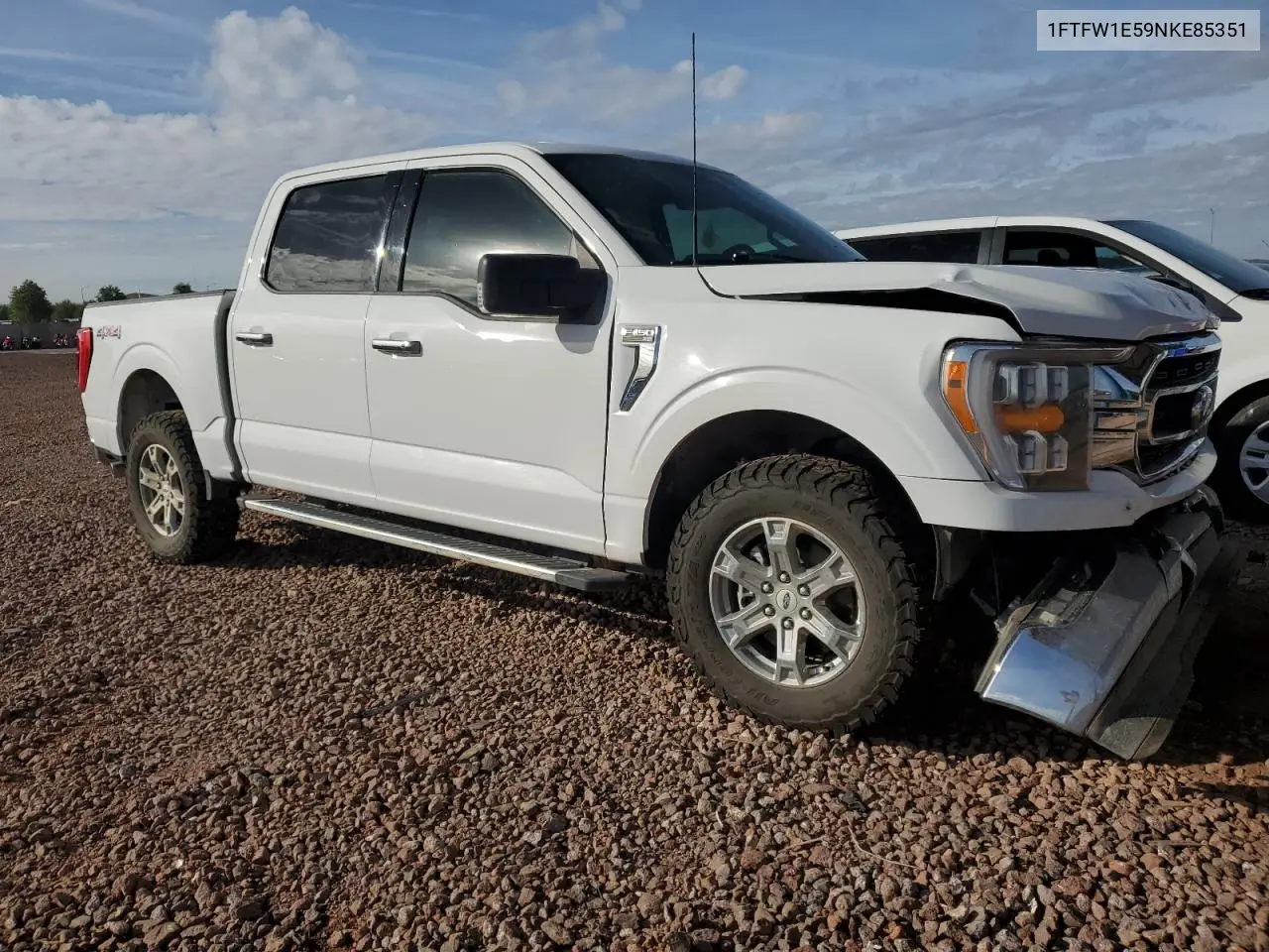 1FTFW1E59NKE85351 2022 Ford F150 Supercrew