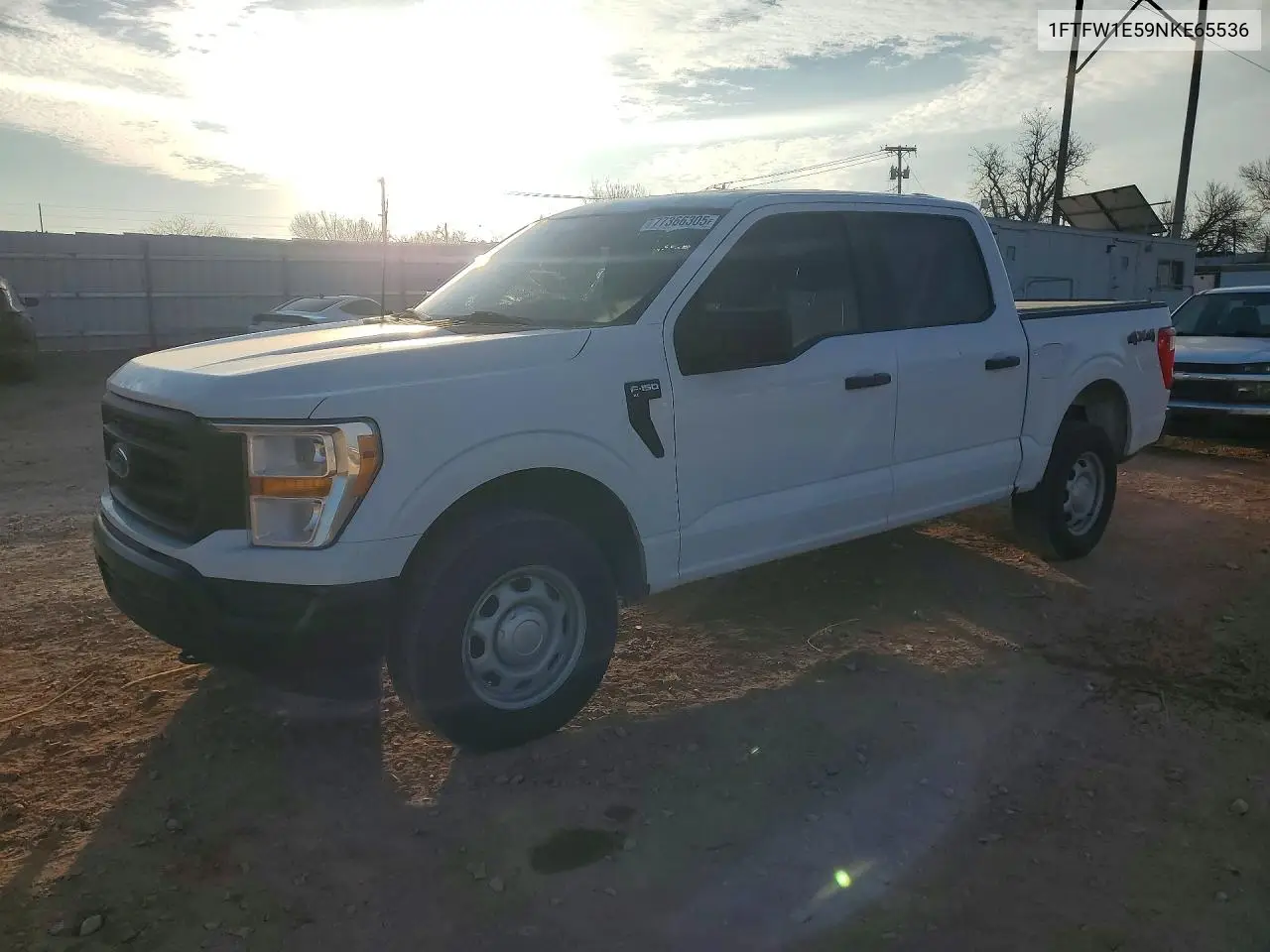 1FTFW1E59NKE65536 2022 Ford F150 Supercrew