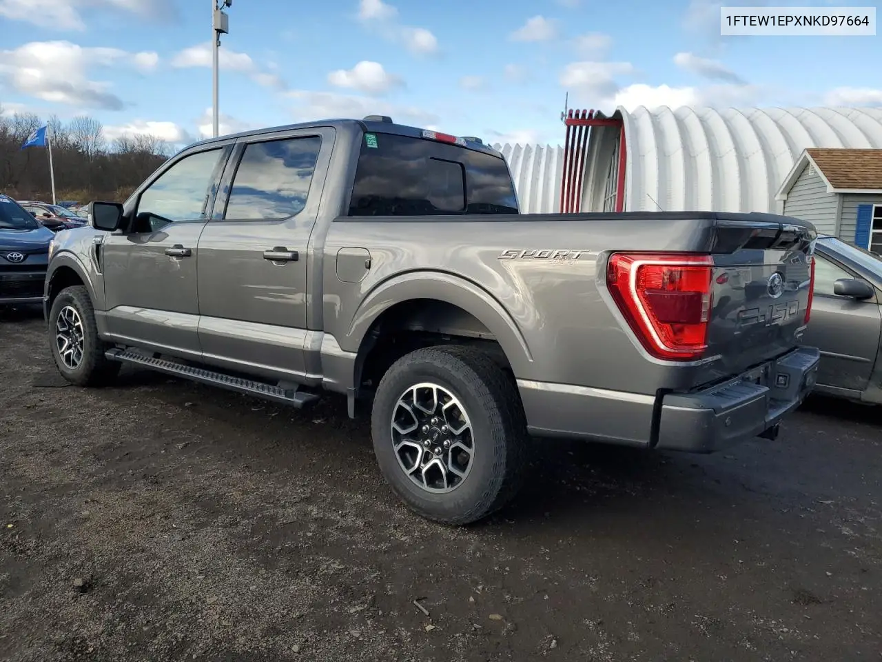 1FTEW1EPXNKD97664 2022 Ford F150 Supercrew