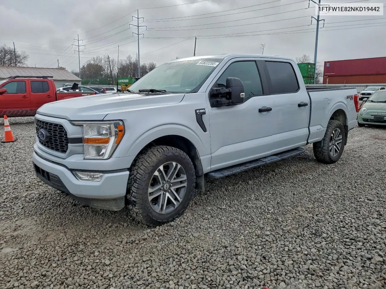 1FTFW1E82NKD19442 2022 Ford F150 Supercrew