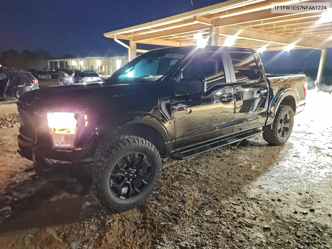 1FTFW1E57NFA61224 2022 Ford F150 Supercrew