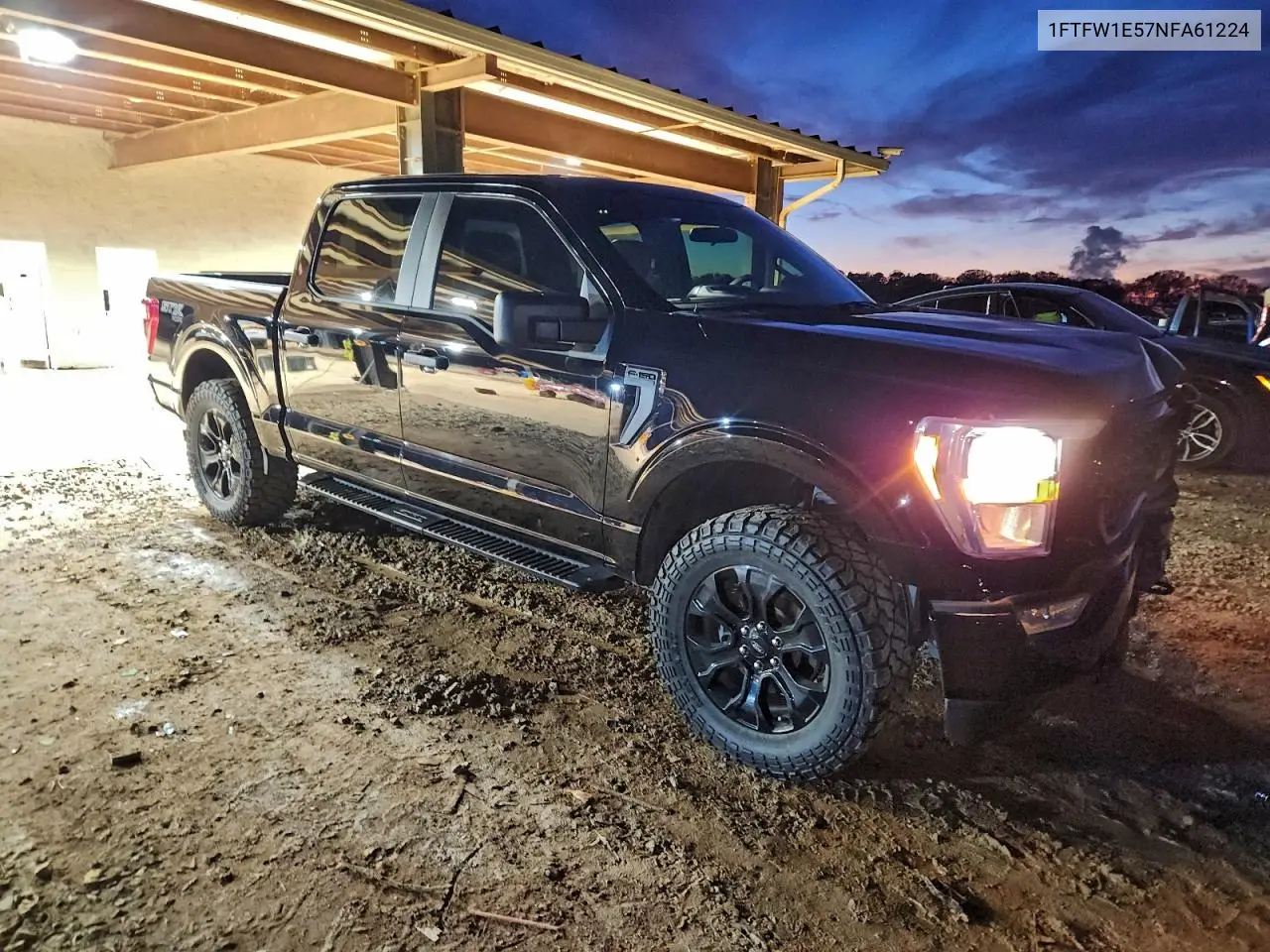 1FTFW1E57NFA61224 2022 Ford F150 Supercrew