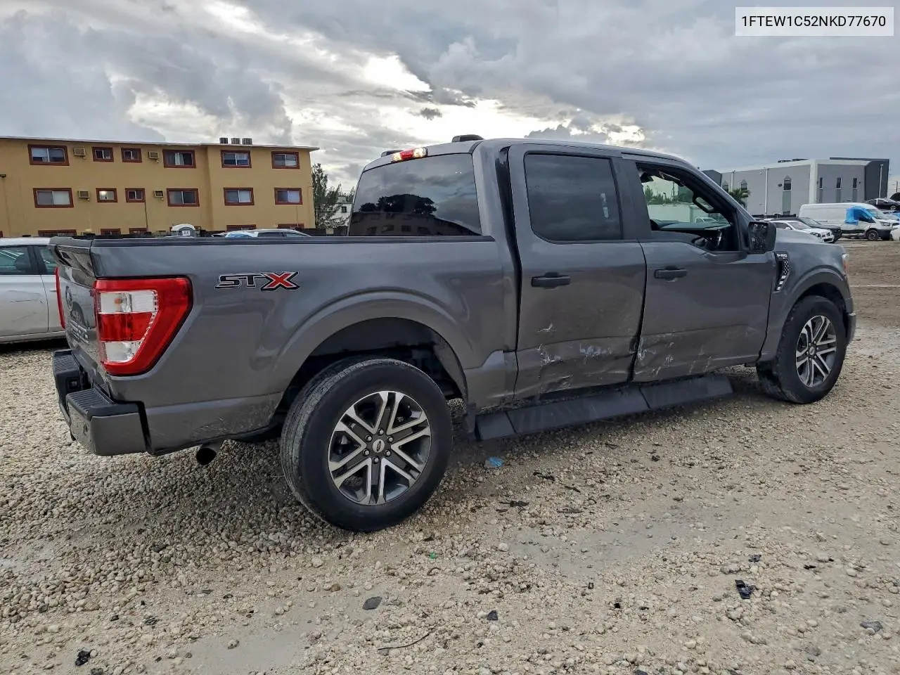 1FTEW1C52NKD77670 2022 Ford F150 Supercrew