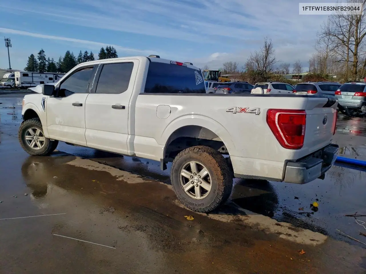1FTFW1E83NFB29044 2022 Ford F150 Supercrew