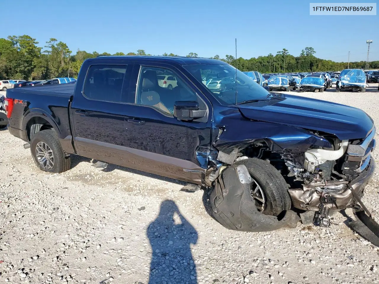 1FTFW1ED7NFB69687 2022 Ford F150 Supercrew