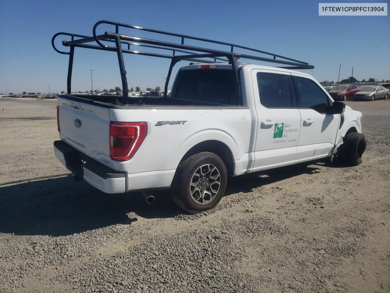 2023 Ford F150 Supercrew VIN: 1FTEW1CP8PFC13904 Lot: 72552274