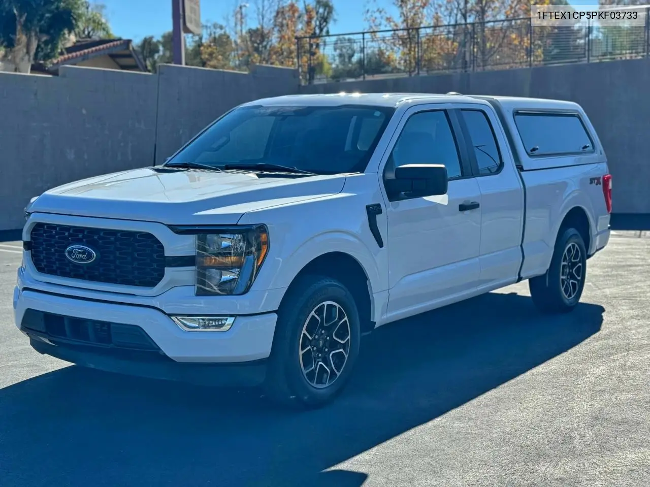 1FTEX1CP5PKF03733 2023 Ford F150 Super Cab