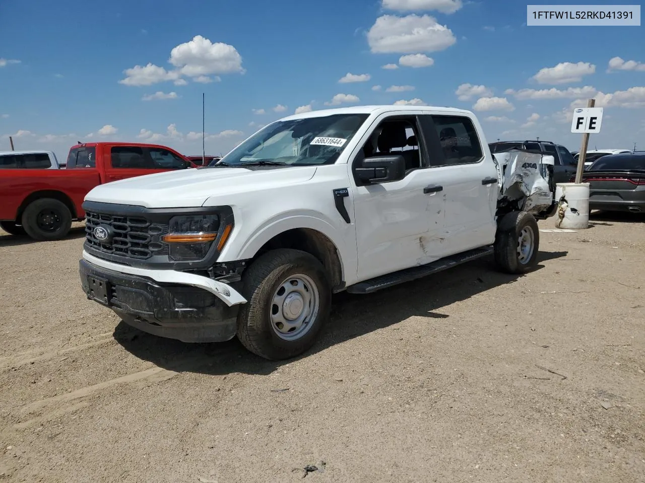 2024 Ford F150 Xl VIN: 1FTFW1L52RKD41391 Lot: 68631644