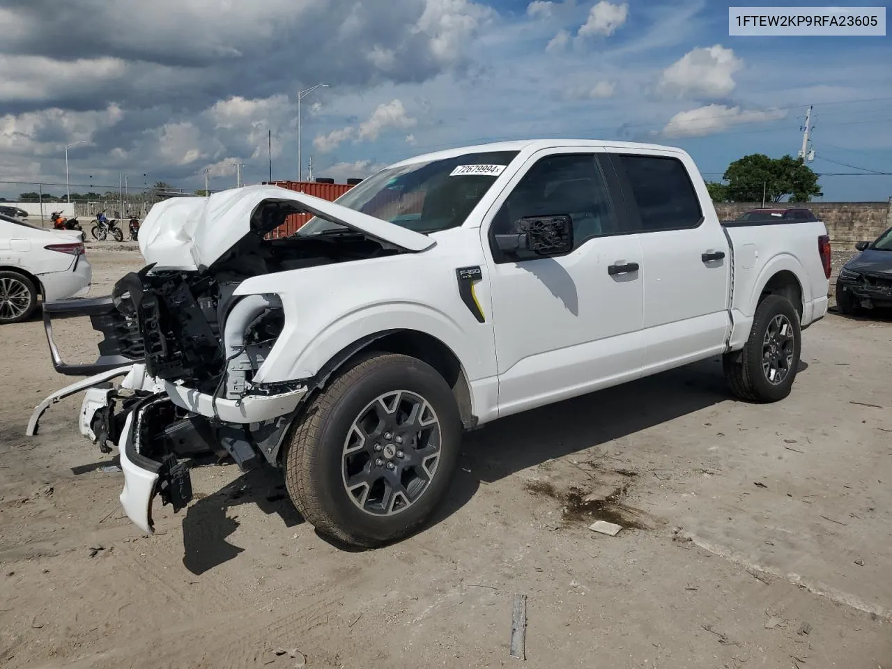 2024 Ford F150 Stx VIN: 1FTEW2KP9RFA23605 Lot: 72679994