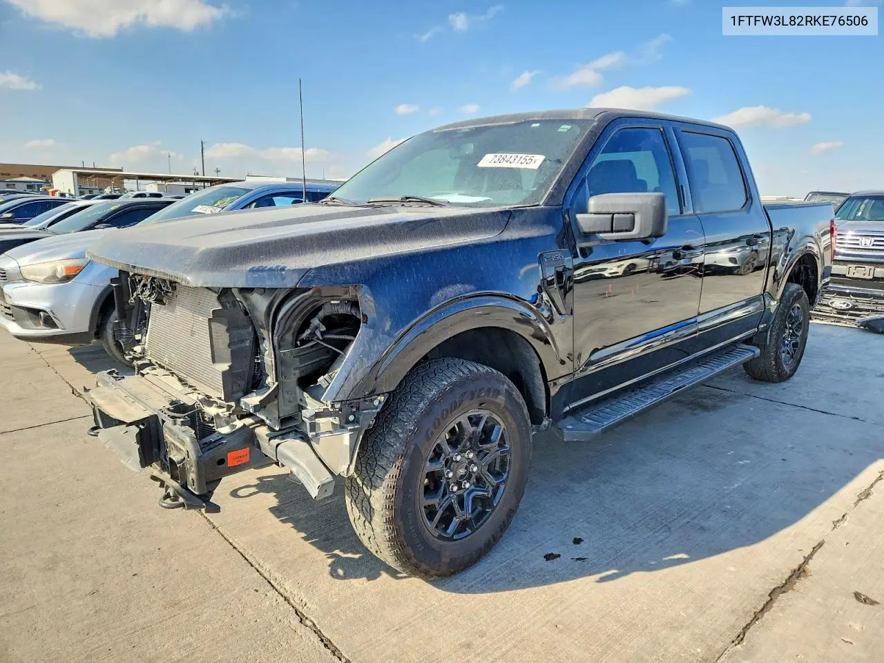 1FTFW3L82RKE76506 2024 Ford F150 Xlt