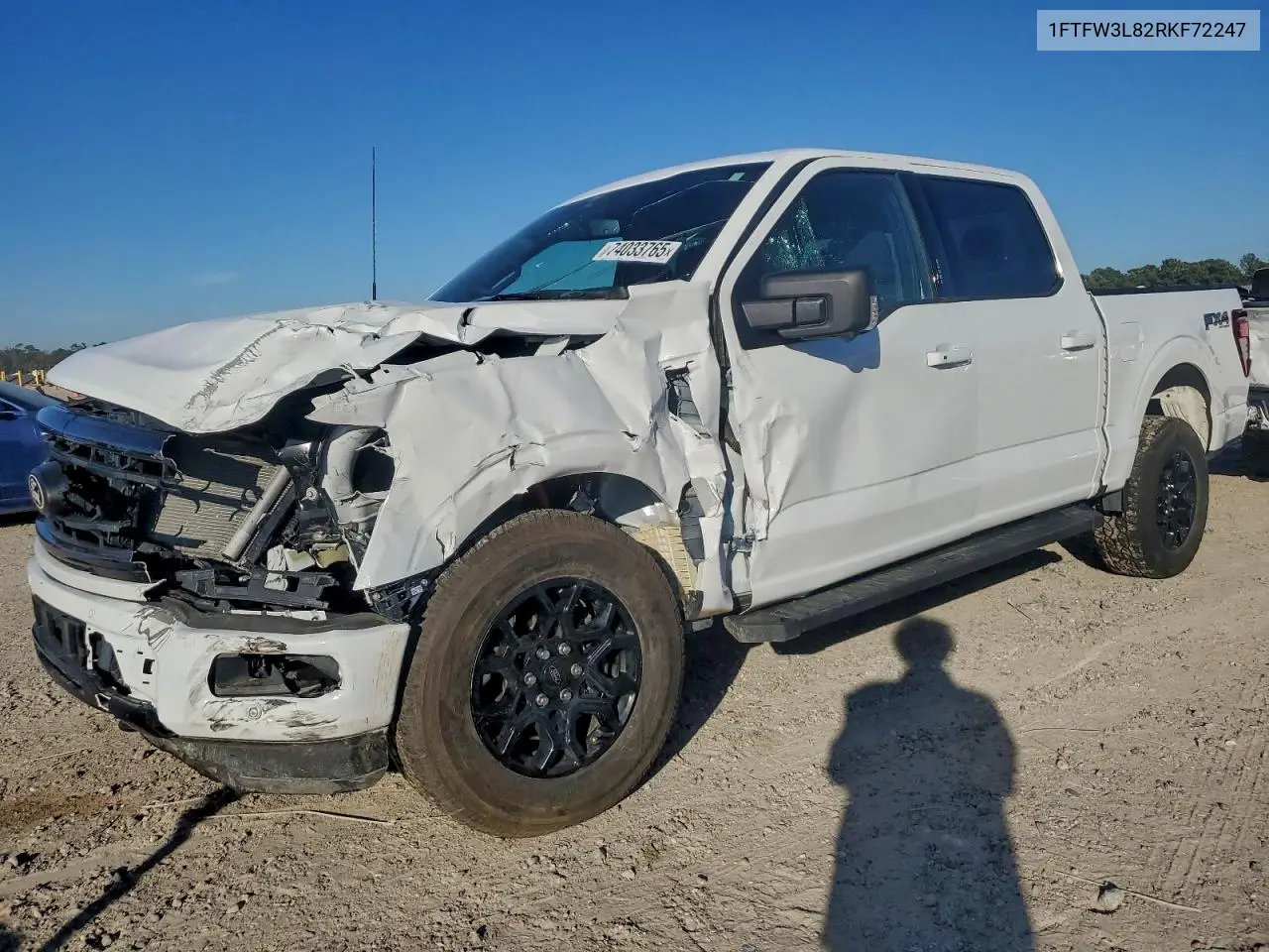 1FTFW3L82RKF72247 2024 Ford F150 Xlt