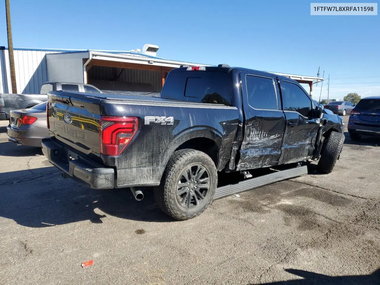 1FTFW7L8XRFA11598 2024 Ford F150 Platinum