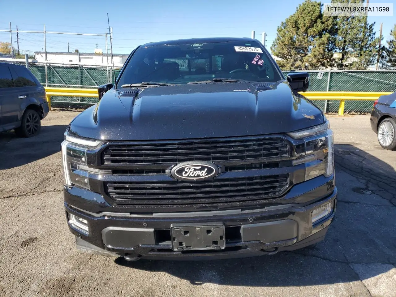 1FTFW7L8XRFA11598 2024 Ford F150 Platinum