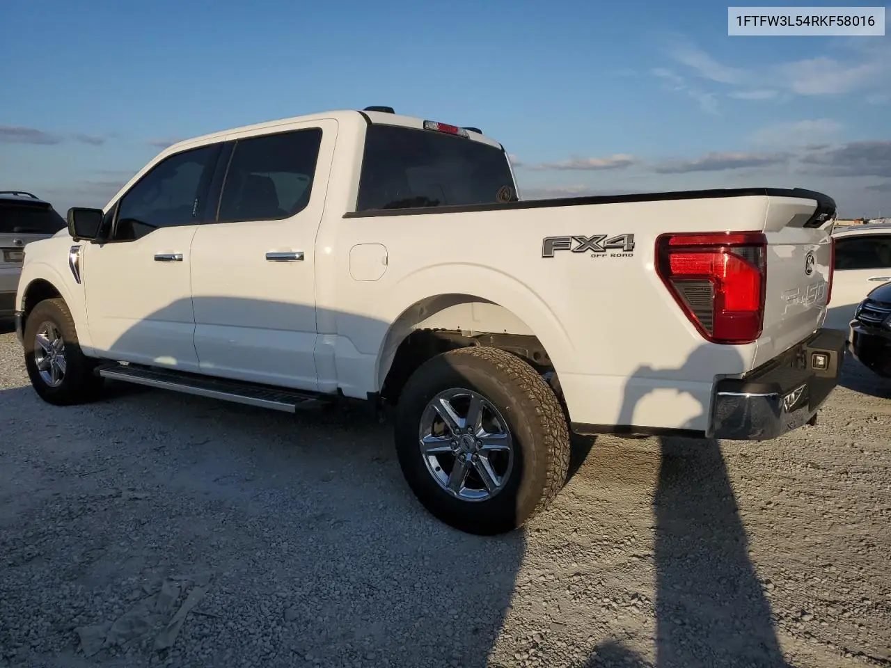 1FTFW3L54RKF58016 2024 Ford F150 Xlt